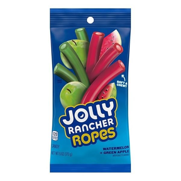 Jolly Rancher Ropes Watermelon & Green Apple 170g