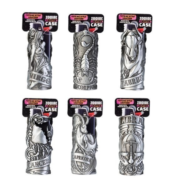 Smokezilla Zodiac Metal Lighter Case
