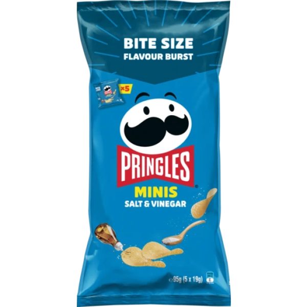 Pringles Minis Salt and Vinegar 95g