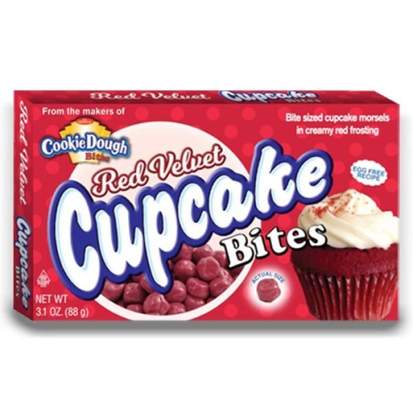 Cookie Dough Red Velvet Cupcake Bites Theatre Box 88g