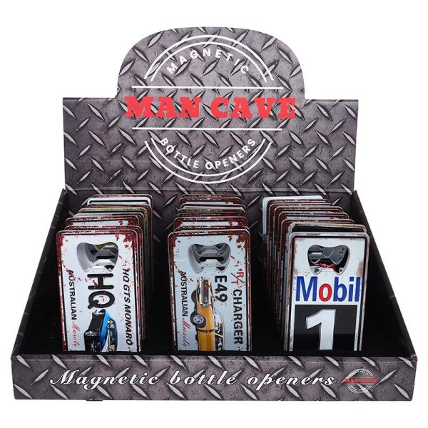 Man Cave Accessories Fridge Magnet Bottle Opener