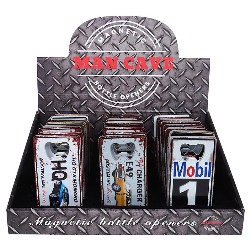 Man Cave Accessories Fridge Magnet Bottle Opener