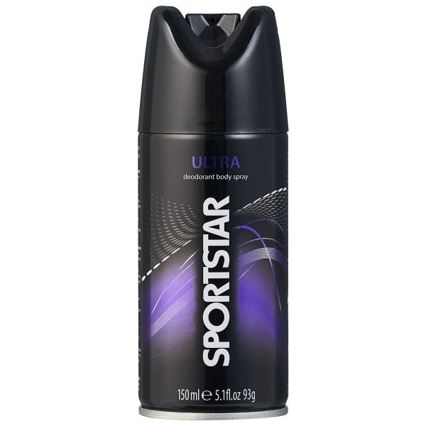 Sportstar Deodorant Body Spray Ultra 150ml