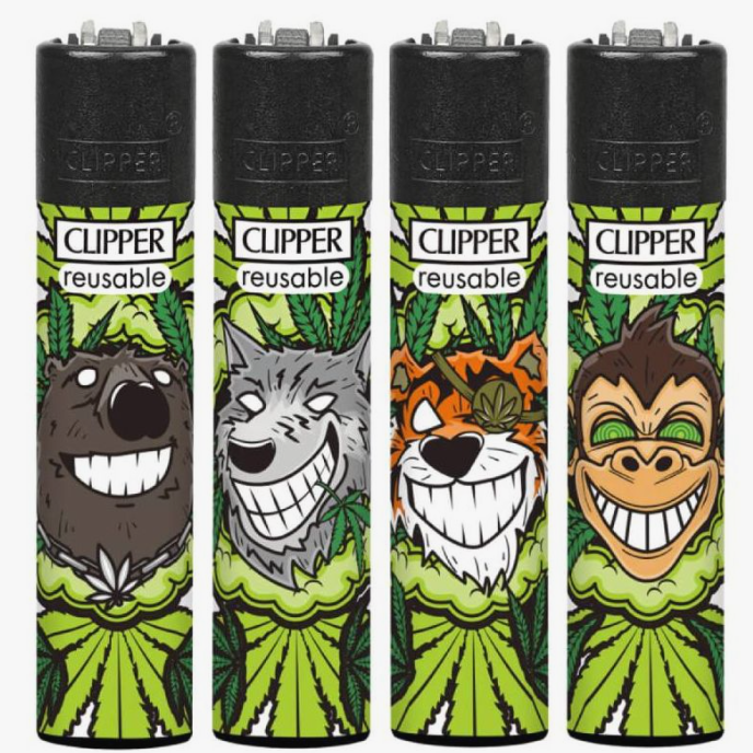 Clipper Lighter Tray Smiling Animals