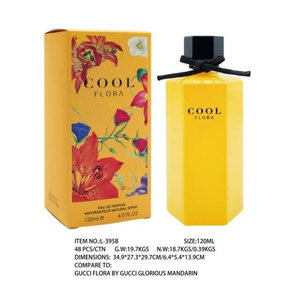 120ML Cool Flora - Smells like Gucci Gorgeous Mandarin