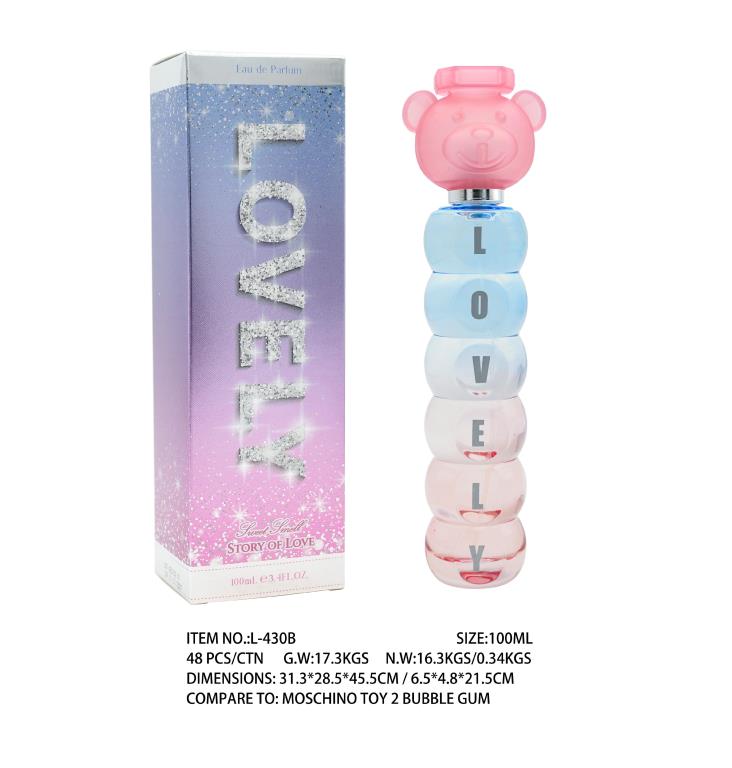 100ML Lovely - Smells like Moschino Toy 2 Bubble Gum