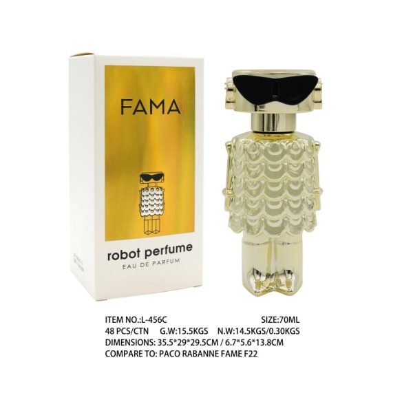 70ML Fama Robot Parfum - Smells Like Paco Rabanne Fame F22