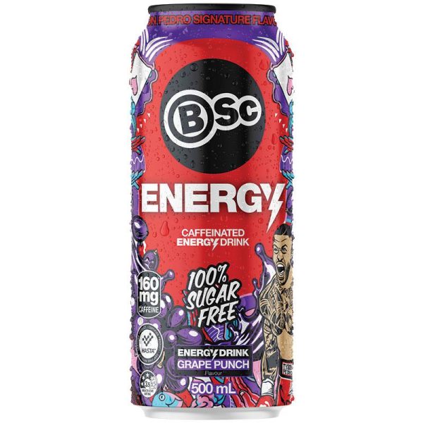 BSc Energy Can 500ml Grape Punch