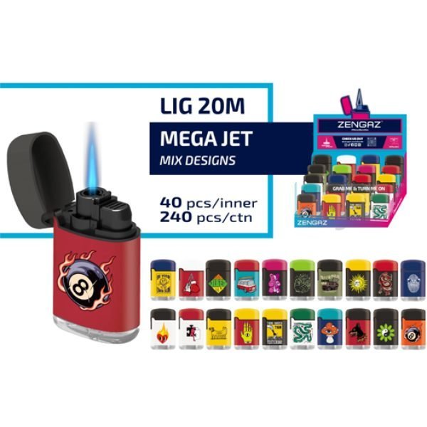 Zengaz Mega Jet Lighter – Mix M