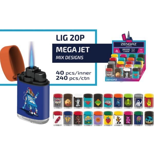 Zengaz Mega Jet Lighter – Mix P