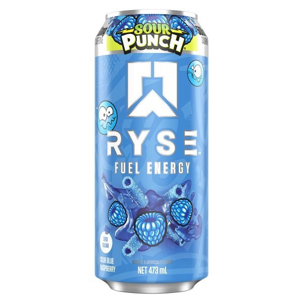 Ryse Fuel Energy Sour Punch Sour Blue Razz 473ml