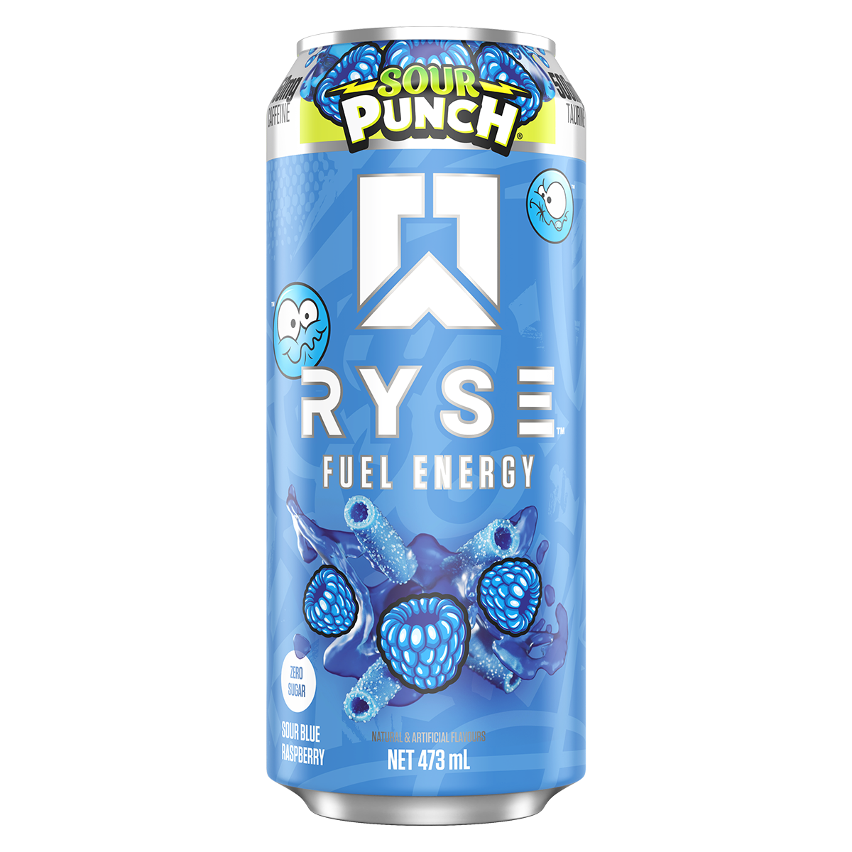 Ryse Fuel Energy Sour Punch Sour Blue Razz 473ml