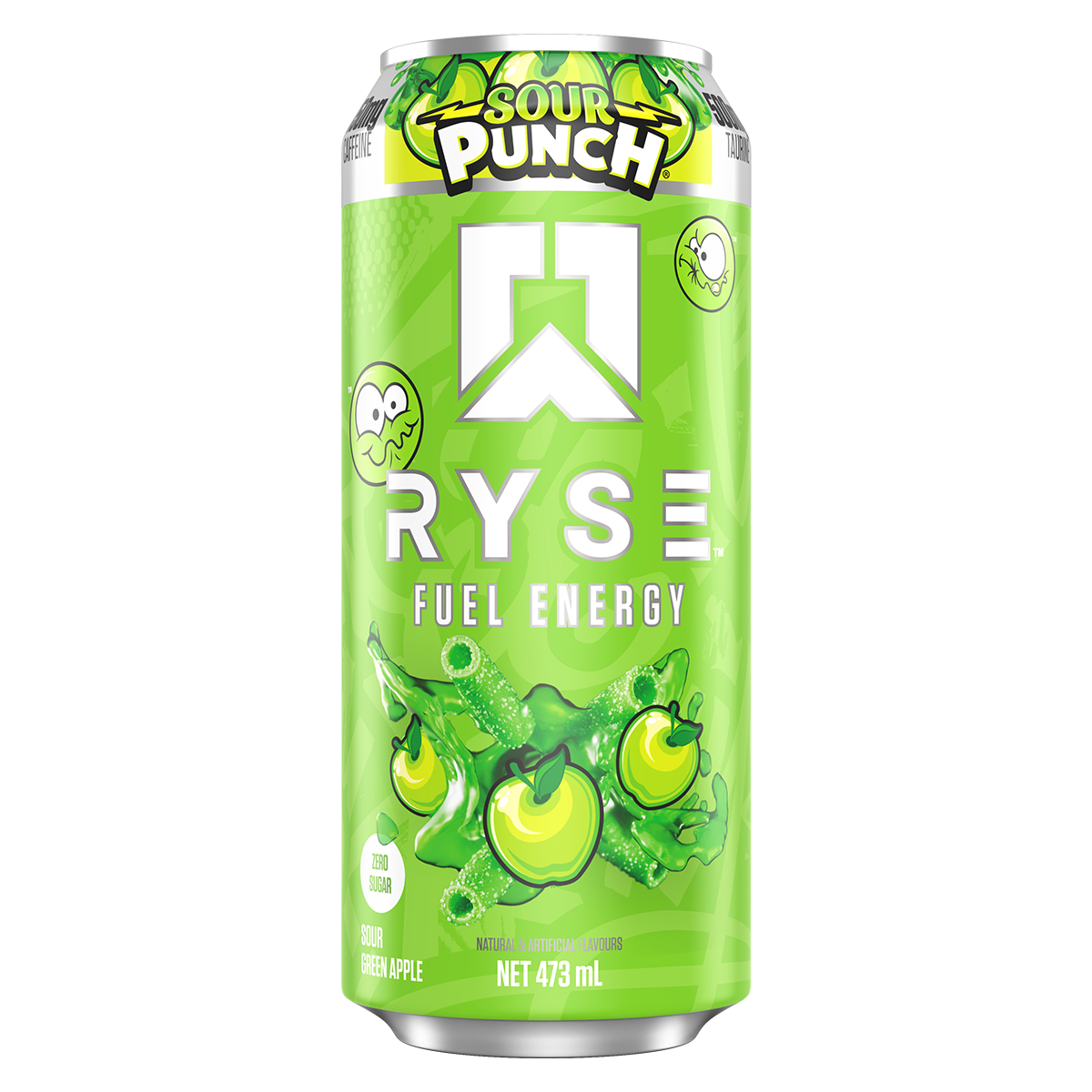 Ryse Fuel Energy Sour Punch Sour Green Apple 473ml