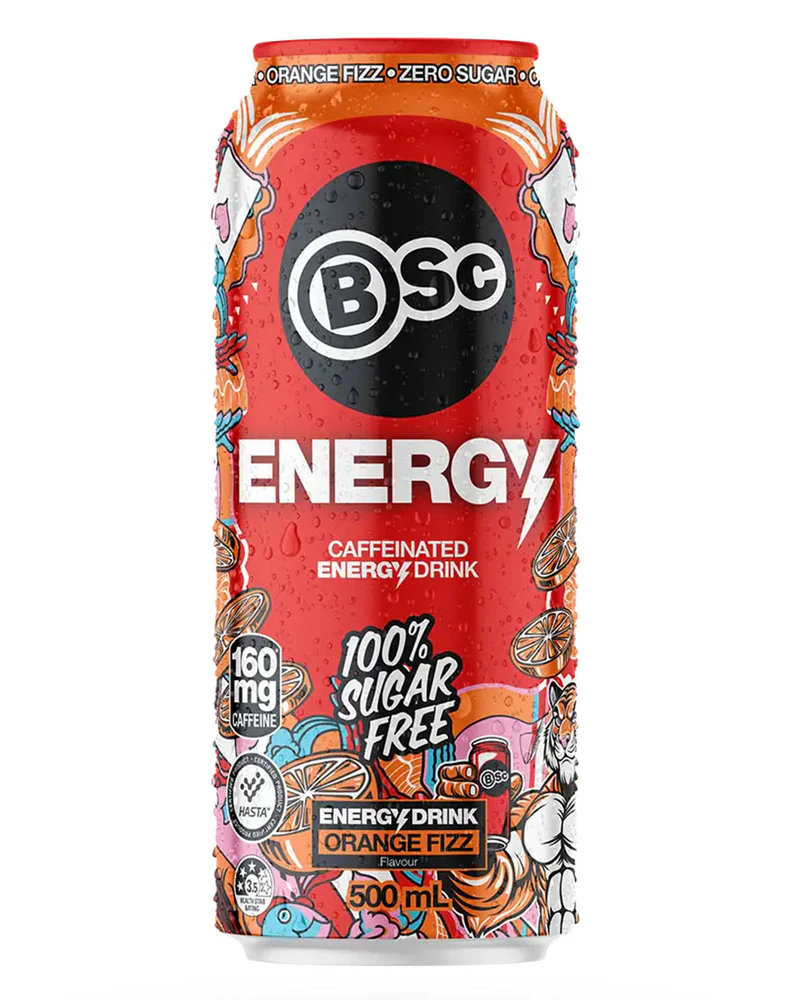 BSc Energy Can 500ml Orange Fizz