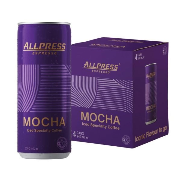 Allpress Espresso Iced Coffee Mocha 240mL x 4 pack