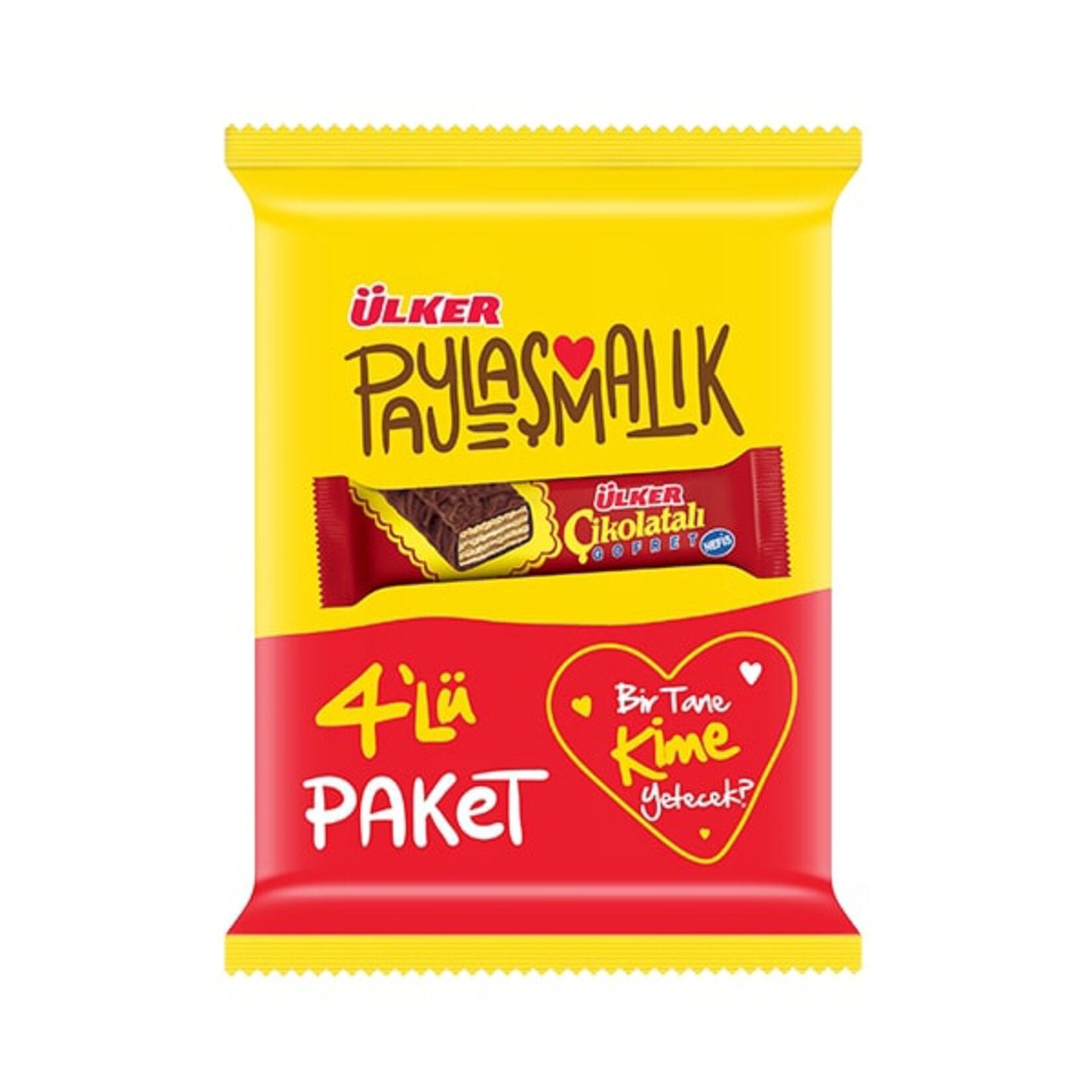 Ulker 4Pk Chocolate Wafer 99g