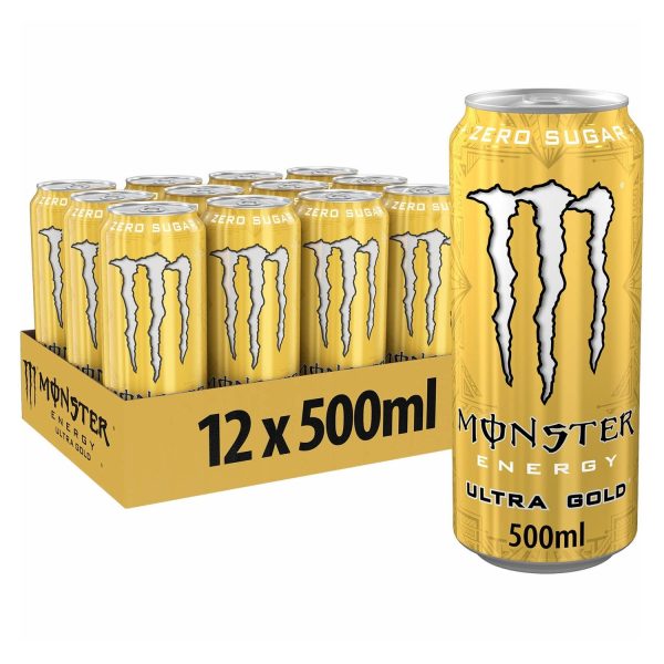 UK Monster Energy Drink Ultra Gold 500ml