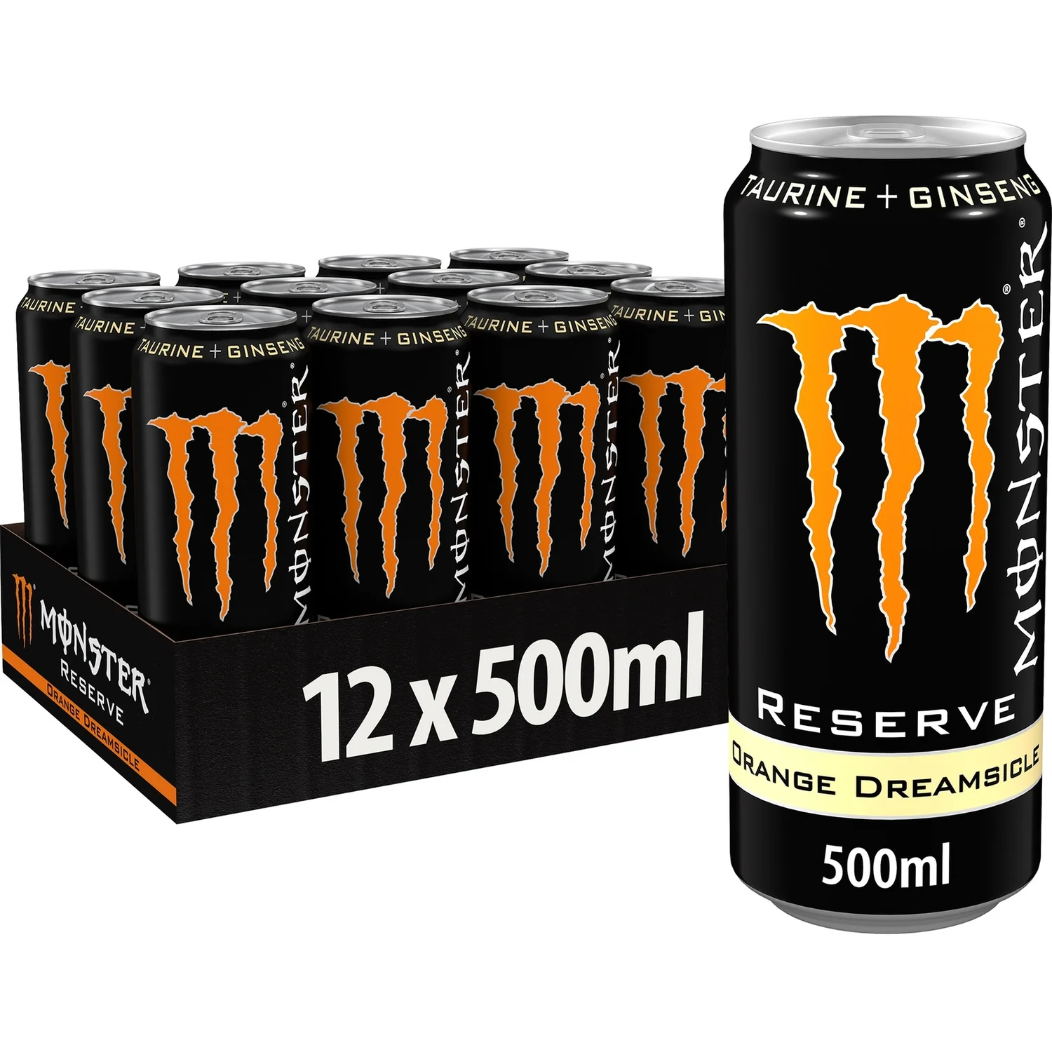 UK Monster Energy Drink Reserve Orange Dreamsicle 500ml