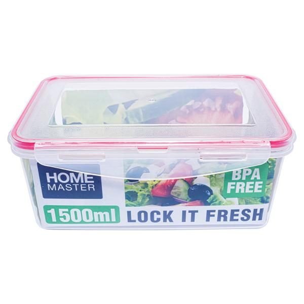 Container Lock It Fresh Food Rectangle 1500ml