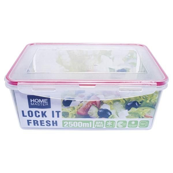 Container Lock It Fresh Food Rectangle 2500ml