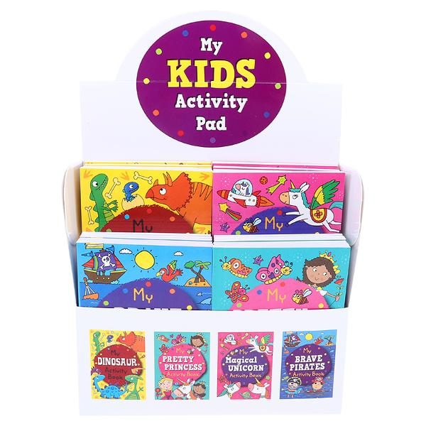 Book Activity Pad A6 96 Page Assorted
