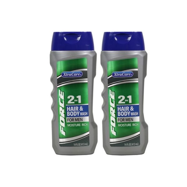XtraCare Men's Hair & Body Wash 413ml Force (Moisture Rich)