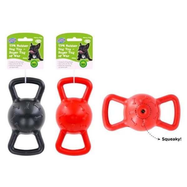 Heavy Duty TPR Rubber Dog Toy-Super Tug of War (D)