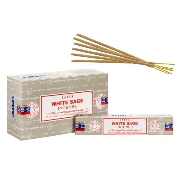Satya Perfumed Incense Sticks - White Sage