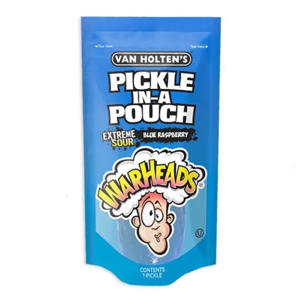 Van Holten's Warheads Blue Raspberry Pickle-In-A-Pouch - CDU