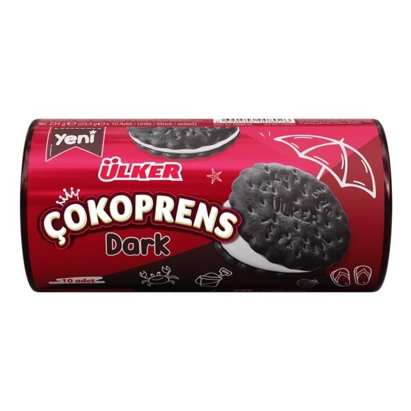 Ulker Cokoprens Dark Biscuit 300g