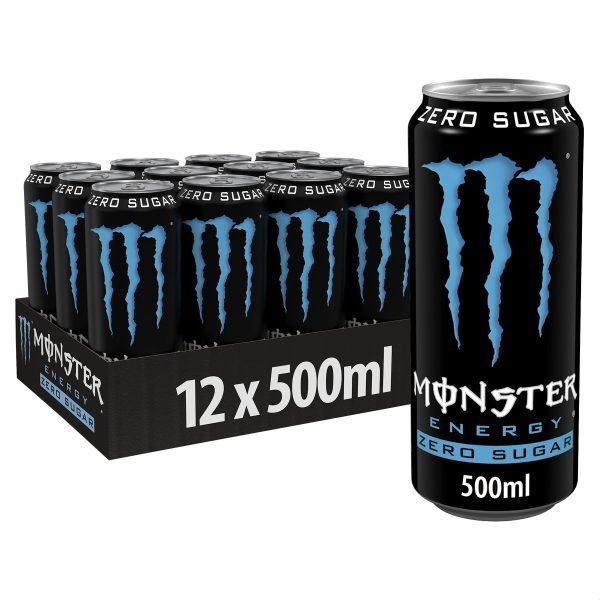 UK Monster Energy Drink Absolutely Zero Sugar 500ml