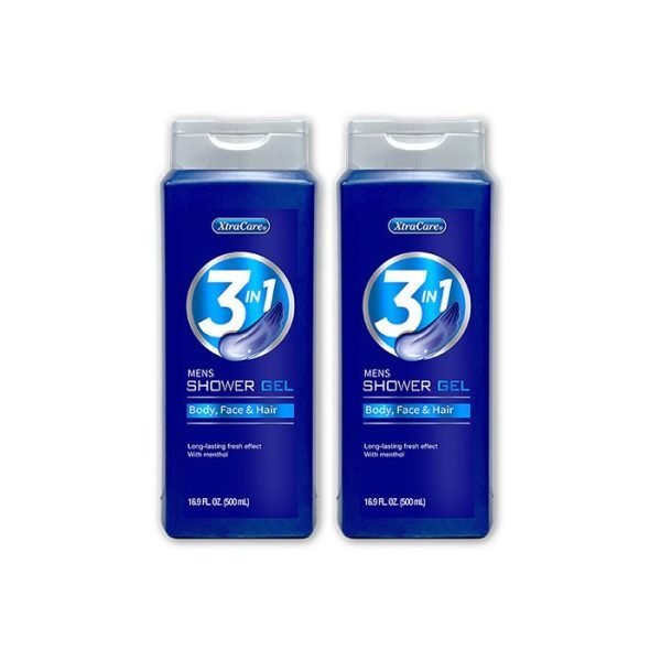 XtraCare Men - 3 in 1 Shower Gel 500ml (Body, Face & Hair)