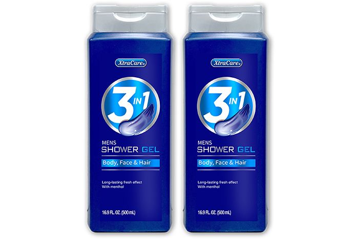 XtraCare Men - 3 in 1 Shower Gel 500ml (Body, Face & Hair)
