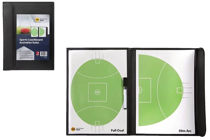 Marbig AFL Sports Coachboard (Includes Non-Permanent Marker)