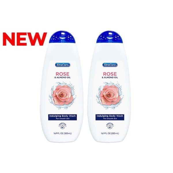 Xtracare Indulging Body Wash 500ml (Rose & Almond Oil)