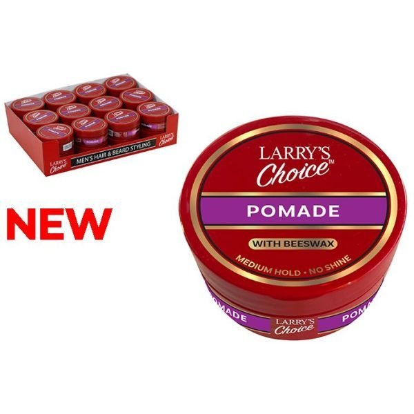 Larry's Choice Hair Pomade 63g (Medium Hold) No Shine