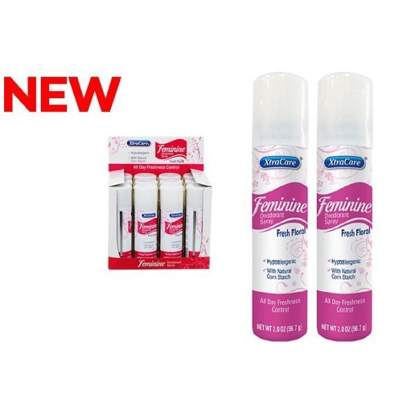 Xtracare Feminine Deodorant Spray (In CDU) 56.7g (Fresh Floral)