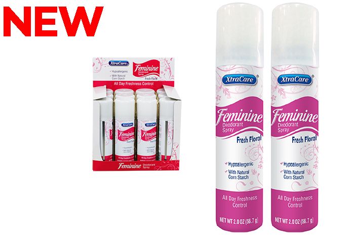 Xtracare Feminine Deodorant Spray (In CDU) 56.7g (Fresh Floral)