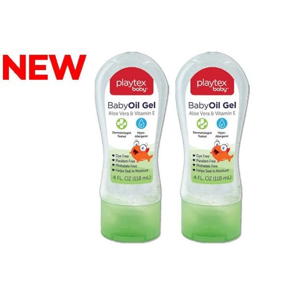 Playtex Baby Oil Gel 118ml Aloe Vera