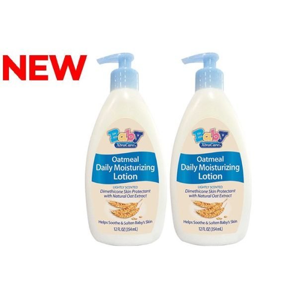 Xtracare Baby Oatmeal Daily Moisturizing Lotion 354ml with Natural Oat Extract