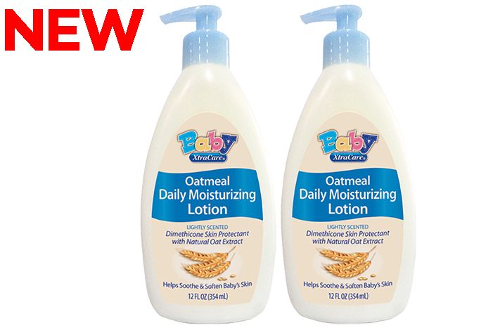 Xtracare Baby Oatmeal Daily Moisturizing Lotion 354ml with Natural Oat Extract