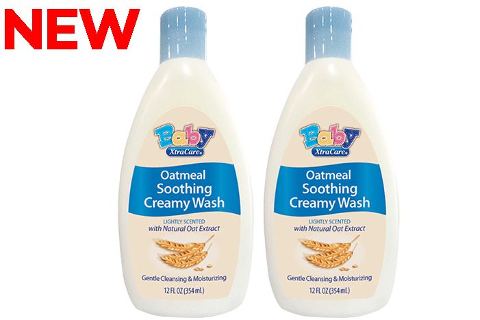 Xtracare Baby Oatmeal Soothing Creamy Wash 354ml with Natural Oat Extract