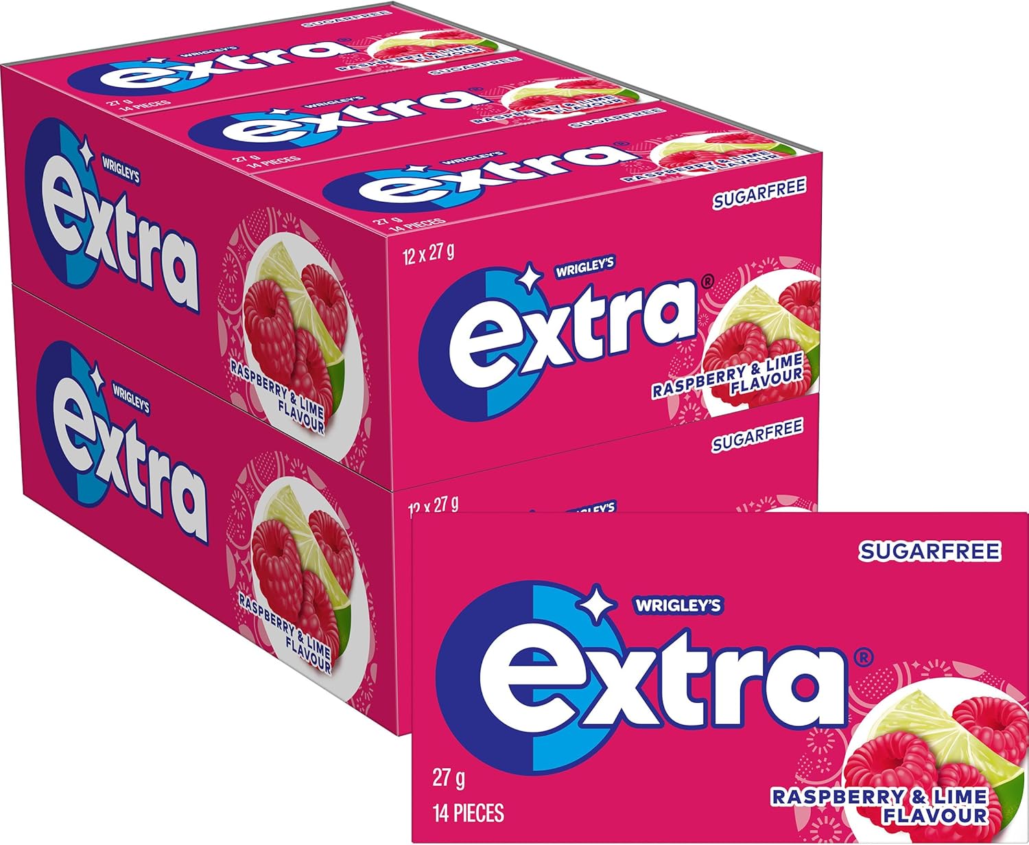 Wrigley's Extra Raspberry & Lime 27g