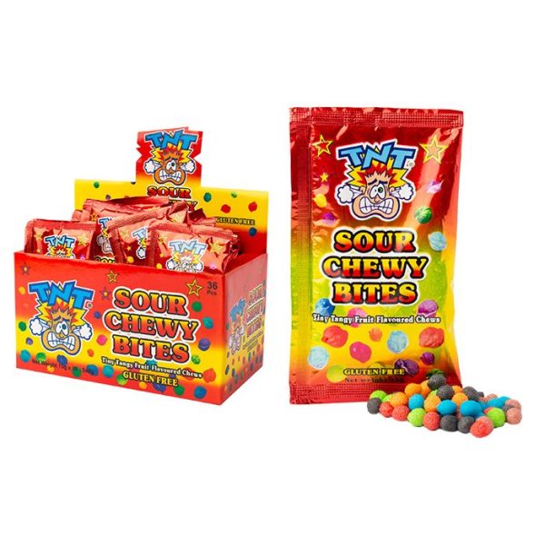 TNT Sour Chewy Bites 15g