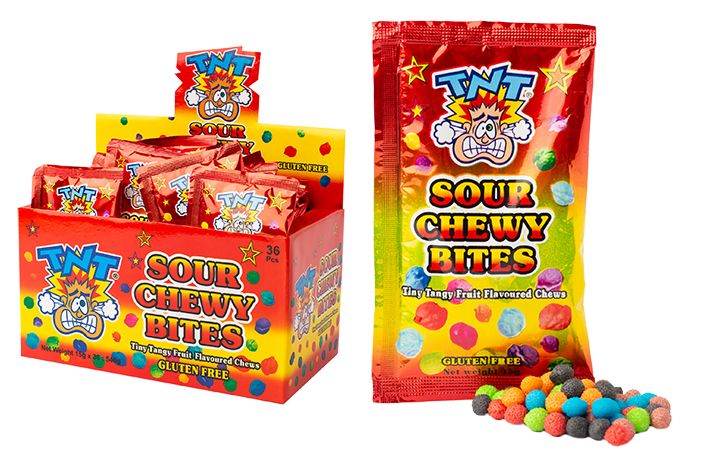 TNT Sour Chewy Bites 15g