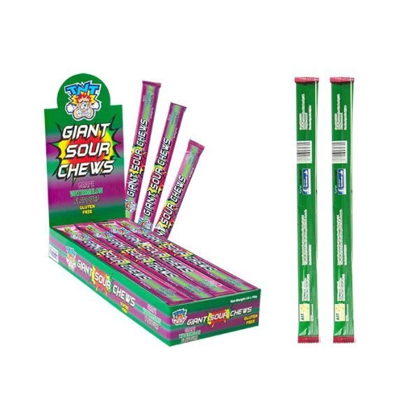 TNT Giant Chew Bar Grape/Watermelon