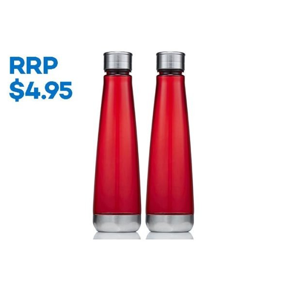 VYCLONE 600ml Tritan Water Bottle - Red
