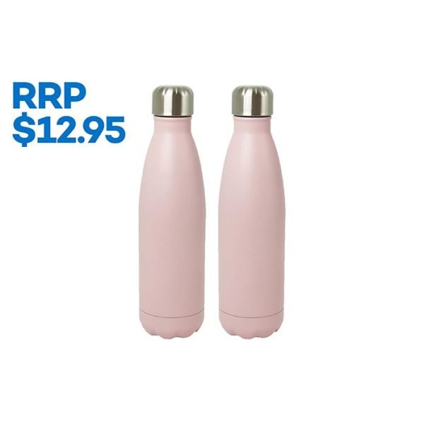 Classic 500ml Water Bottle - Bubblegum Pink