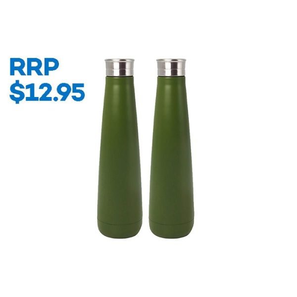Lotus 500ml Water Bottle - Mossgreen