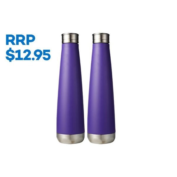 Lotus 500ml Water Bottle - Purple